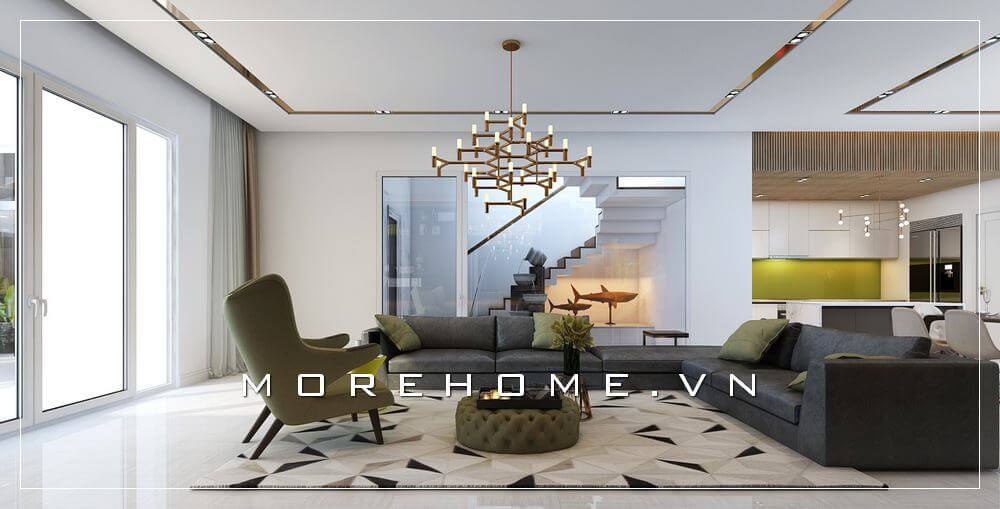 Thiết kế phòng khách biệt thự